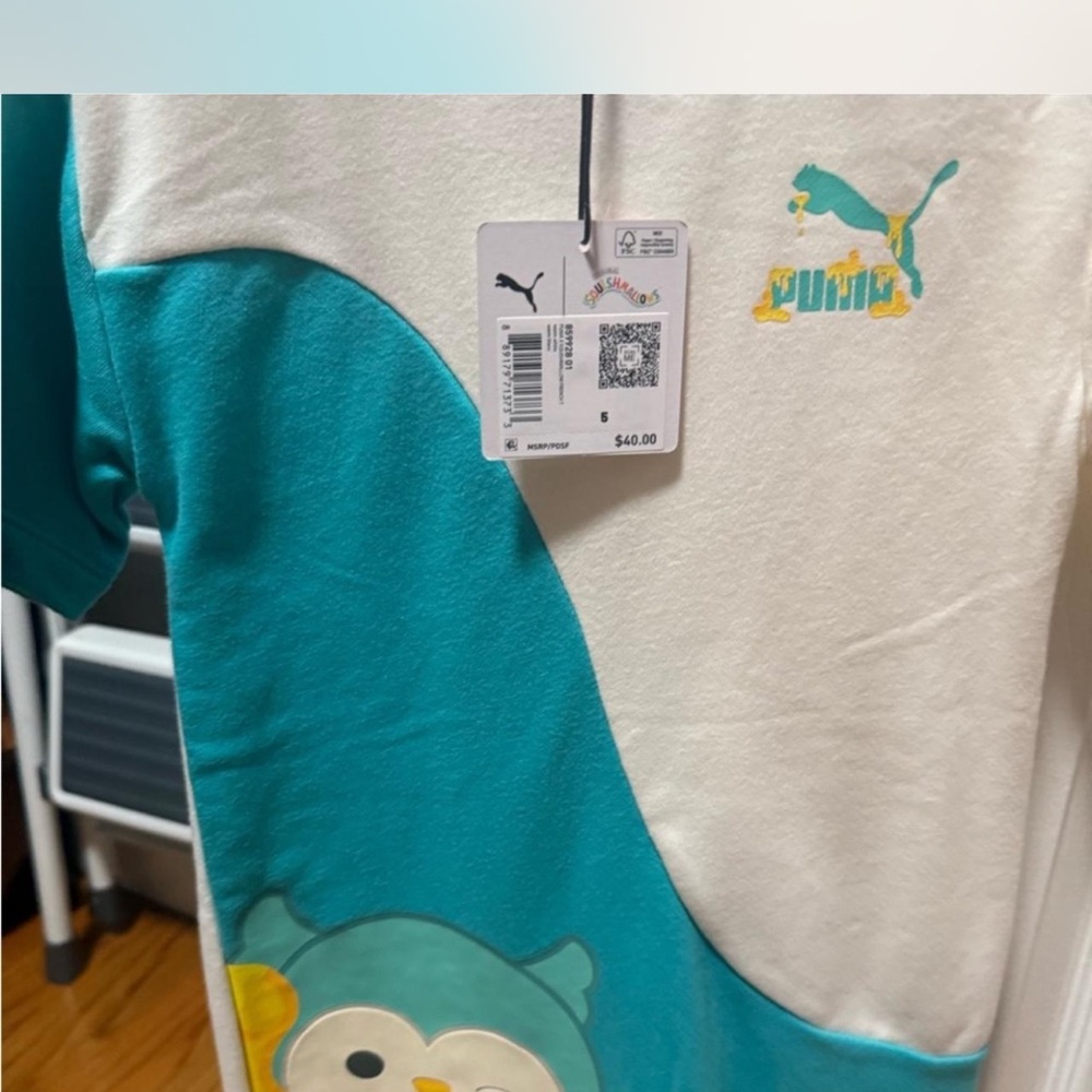 Puma Teal and White Girls dress